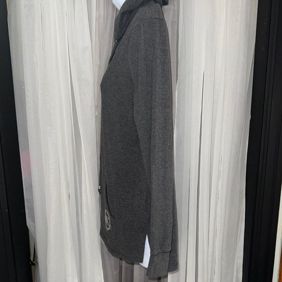 Michael Kors Gray Pullover Hoodie Sweatshirt - Picture 4 of 8